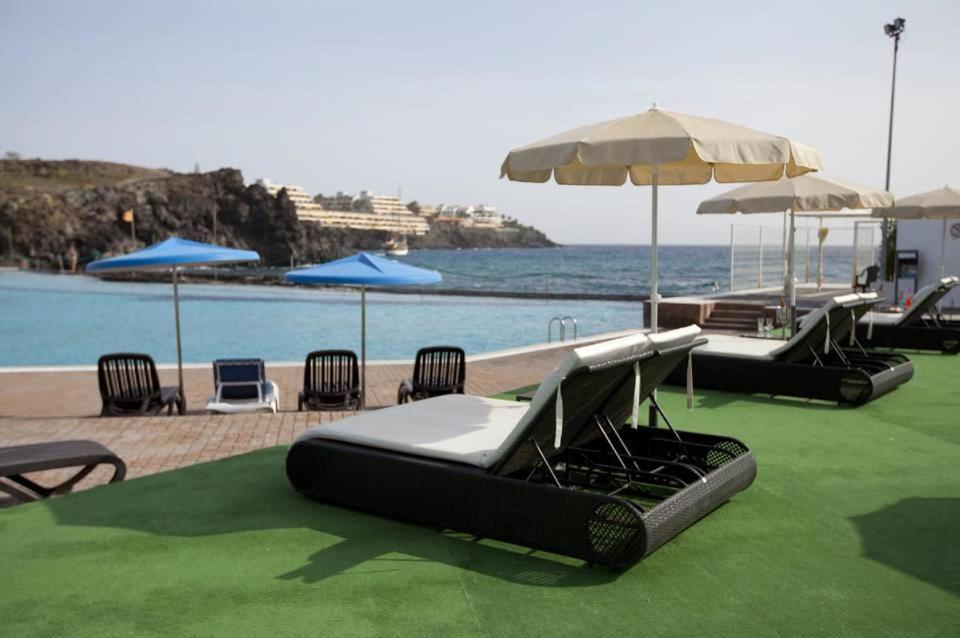 Beach-Front Tenerife Sth Sea And Pool View Costa Del Silencio Exteriér fotografie